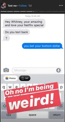 Celebrities Are Sharing Phone Numbers So You Can Text Them 2 Whitney Cummings Tour Phone Number