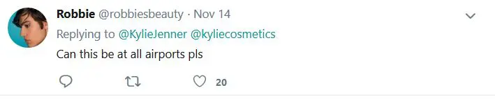 Kylie Jenner Launches First Kylie Cosmetics Vending Machine 2 airport kylie jenner kylie cosmetics, kylie jenner