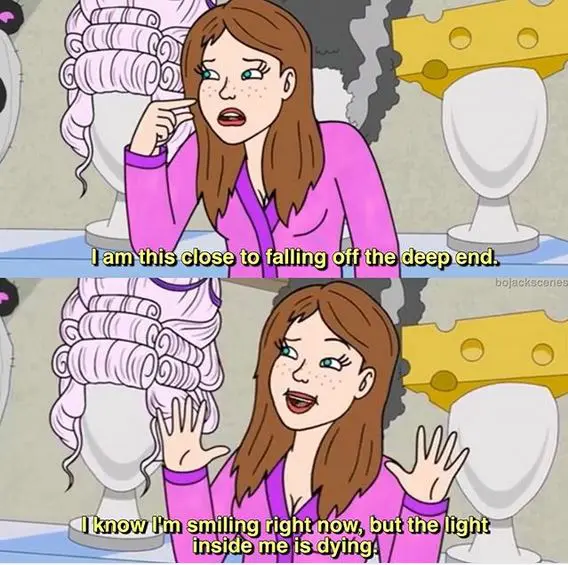 BoJack Horseman | Depressing Quotes That Hit You Where It Hurts 4 bojack sad 4 Bojack Horseman, Bojack Horseman Quotes