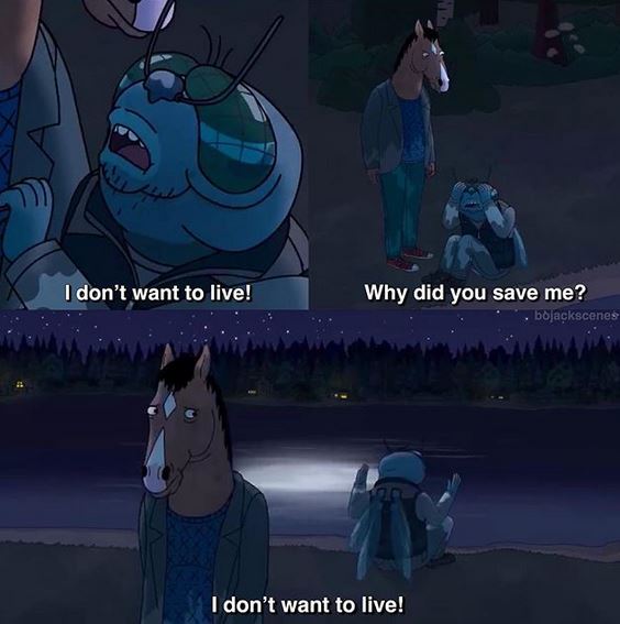 bojack sad depressing 5 Bojack Horseman, Bojack Horseman Quotes