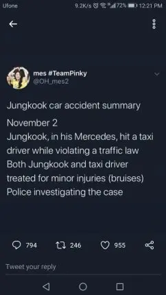Conspiracy About BTS | Jungkook's Car Crash Being Hidden From Public? 1 BTS Junkook Accident Details