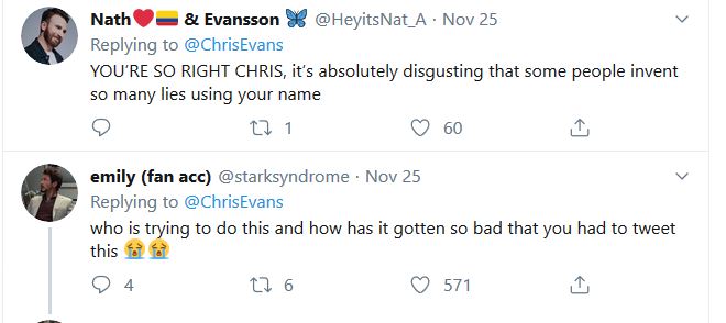 chris evans fake tweets Fake Chris Evans