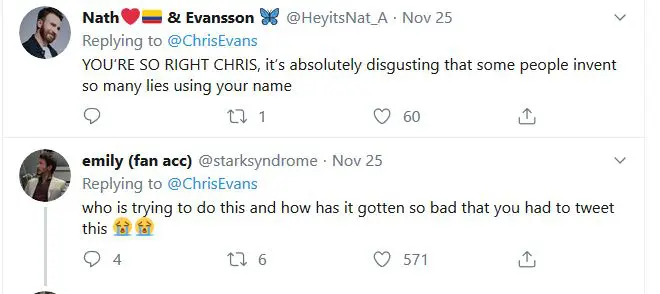 Fake Chris Evans Is Taking Money From Fans 11 chris evans fake tweets Fake Chris Evans