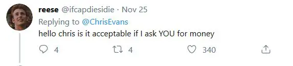 Fake Chris Evans Is Taking Money From Fans 7 fake chris evans money Fake Chris Evans