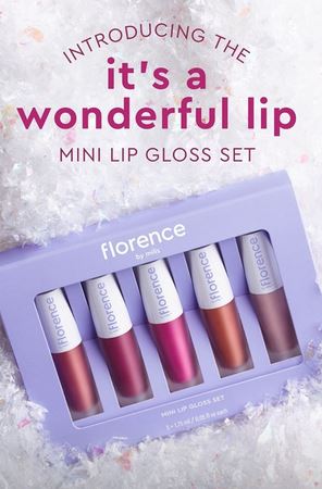 mini lipgloss set florence by mills Florence by Mills, Millie Bobby Brown