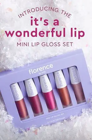 mini lipgloss set florence by mills Florence by Mills, Millie Bobby Brown