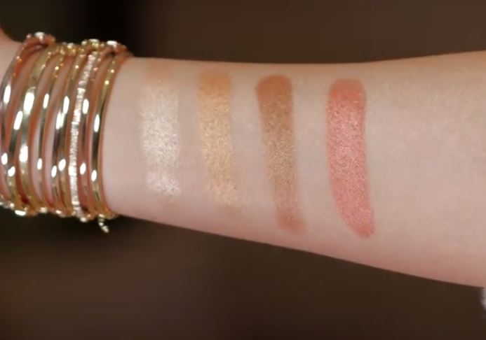 swatches flair jaclyn hill 1 Jaclyn Cosmetics, Jaclyn Hill , Holiday Collection , highlighters