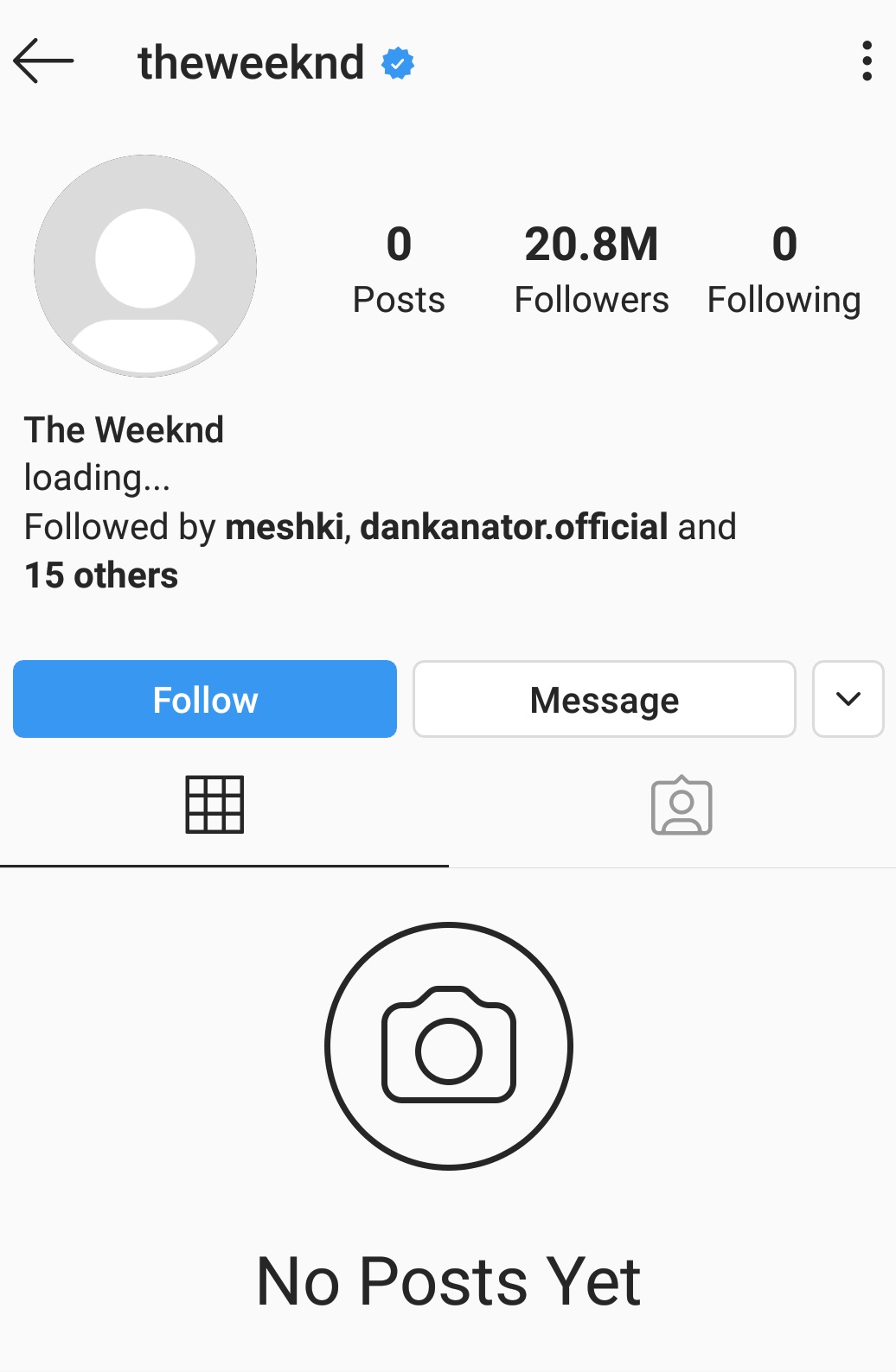 The Weeknd Instagram