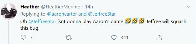 Aaron Carter Accused Jeffree Star For Stealing His Merch Idea? 3 jeffree star merch hoodi Aaron Carter, Jeffree Star