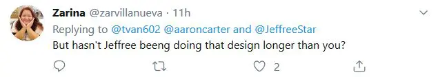 Aaron Carter Accused Jeffree Star For Stealing His Merch Idea? 6 jeffree star merch tweet Aaron Carter, Jeffree Star