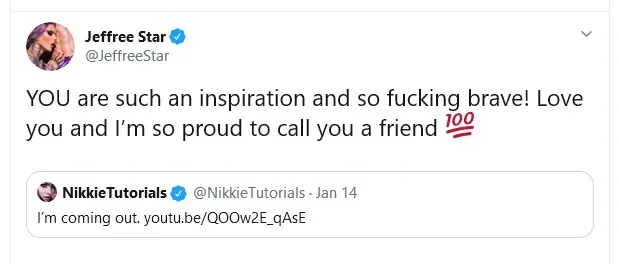 James Charles Supports Nikkietutorials Coming Out As Trans 1 jeffree star