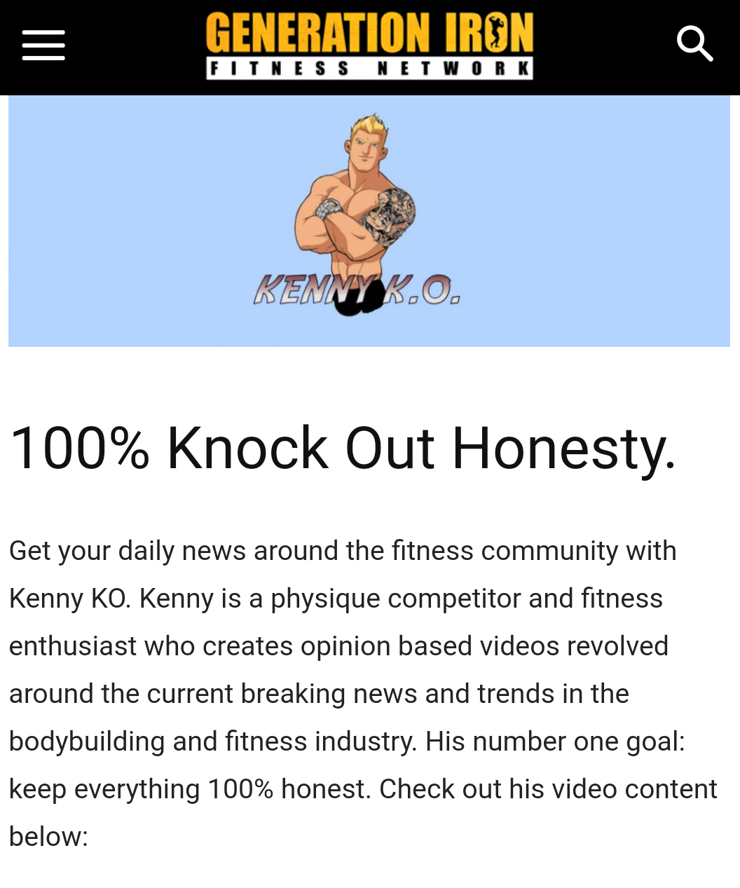 Calum Von Moger did NOT Request the DNA Paternity Test, Says Kenny KO 2 Kenny Ko Author Page