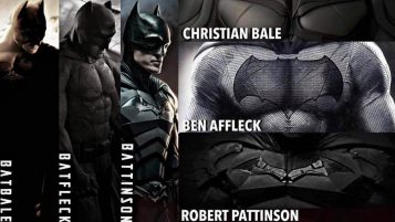 Robert Pattinson, Ben Affleck and Christian Bale Fan Art Comparison is Epic!