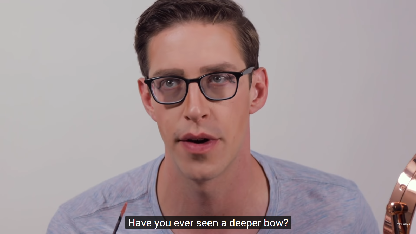 The Try Guys Become Beauty Gurus in Hilarious Video 5 Keith Loves his Lips