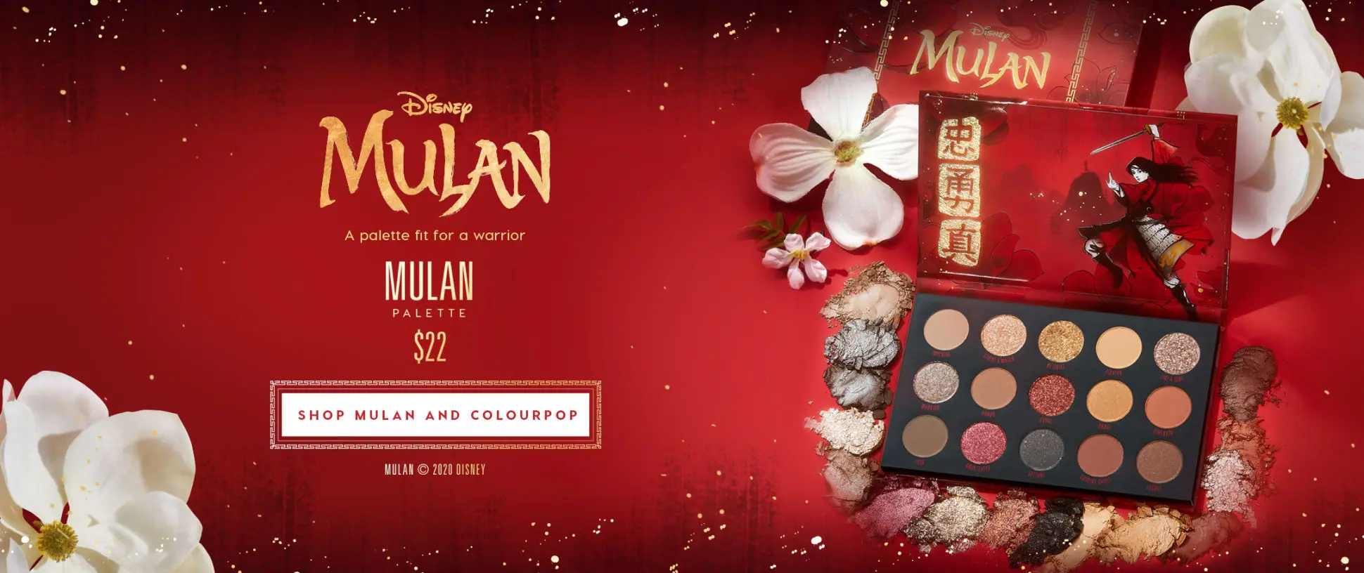 Jeffree Star will review Colourpop Mulan palette 1 Mulan colourpop collection