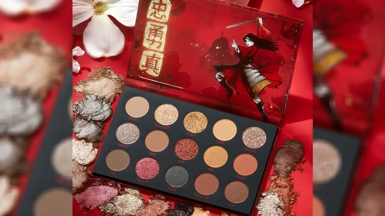 Jeffree Star will review Colourpop Mulan palette 2 Mulan Shadow Palette