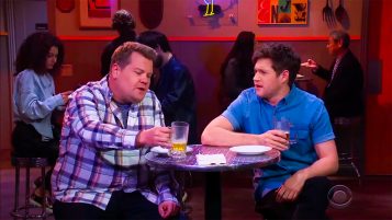 Niall Horan & James Corden Take On Hot Wings