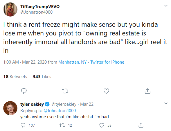 Tyler Oakley Landlord Tweet
