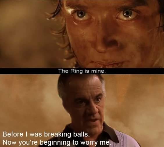 Lord of the rings Frodo Paulie Walnuts
