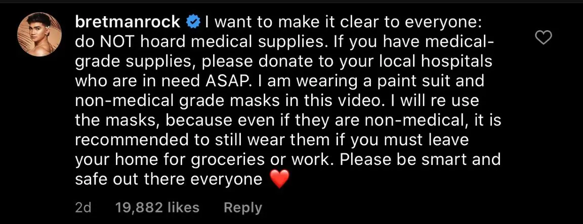 Bretman Rock Claps Back At People Claiming He Is Wasting Supplies 2 Bretman's message for fans
