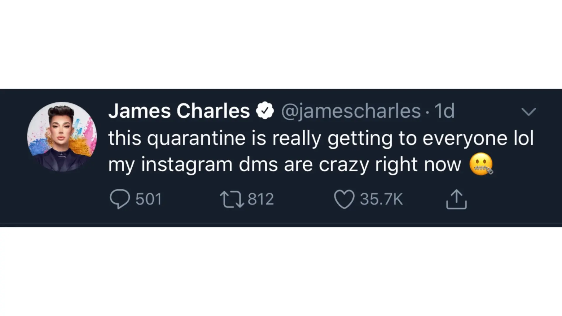 James Charles gets backlash for taking part in Mugshot Challenge 2 People are acting crazy