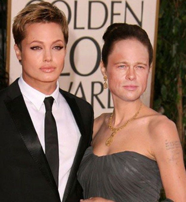 Brad Pitt Angelina Jolie Face Swap