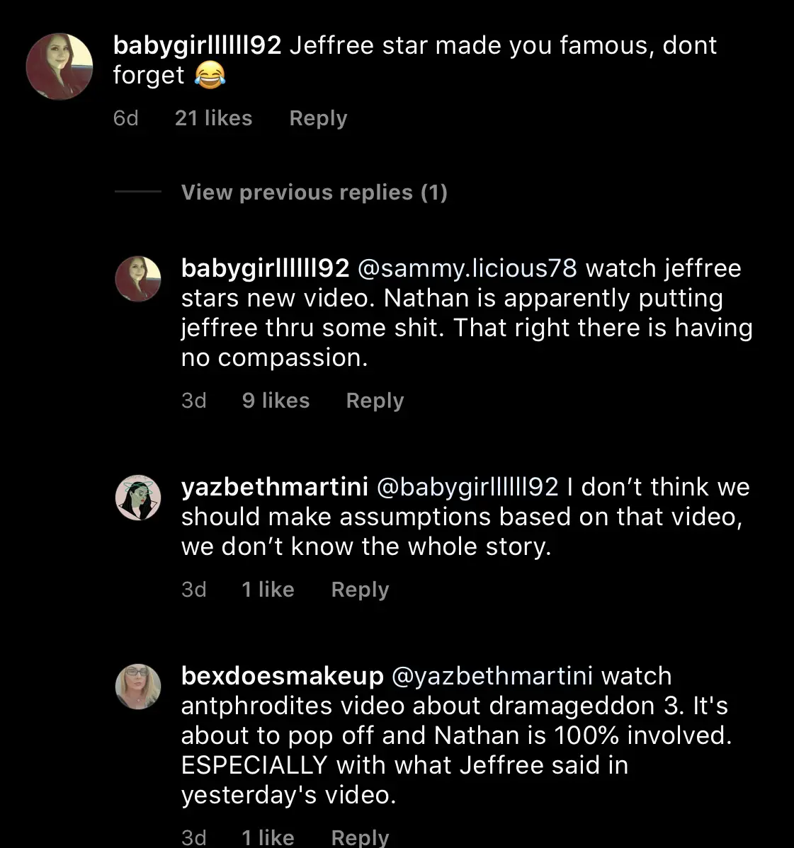 Are Jeffree Star Fans Being Unfair To Nathan Schwandt? 5 he won't forget honey