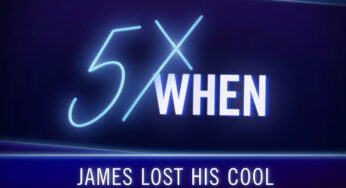 James Corden lost his cool 5 times in the show