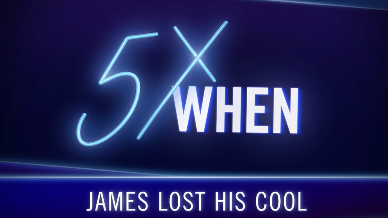 James Corden lost his cool 5 times in the show
