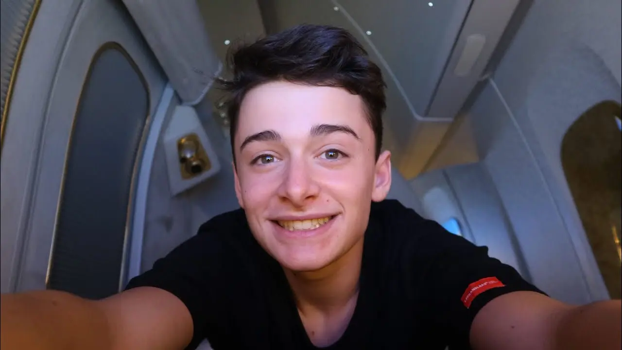 Noah Schnapp takes online quizes about himself