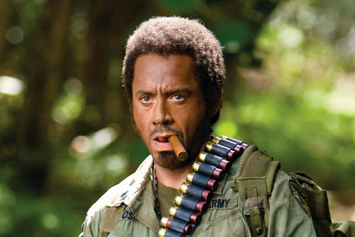Twitter Comes After Robert Downey Jr For Blackface In Tropic Thunder 1 Twitter Comes After Robert Downey Jr For Blackface In Tropic Thunder