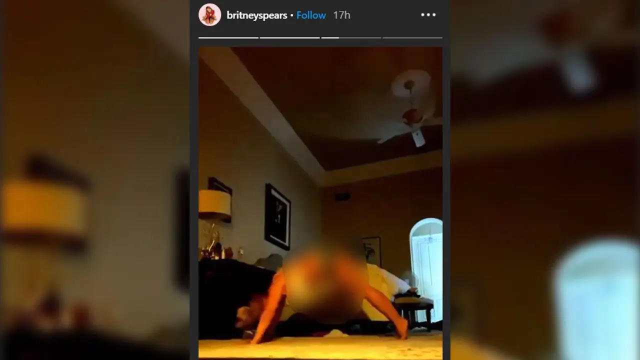 Britney Spears Is Back Showing Workout Adding New Moves Now 1 Britney Spears Workout 1