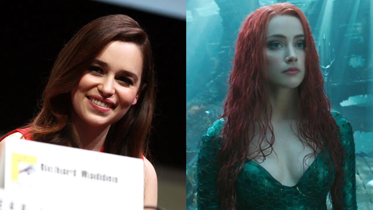 Will Emilia Clarke Replace Amber Heard In Aquaman? 1 Will Emilia Clarke Replace Amber Heard In Aquaman?
