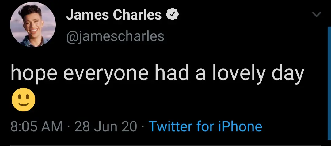 Fans think James Charles threw some shade at Shane Dawson 2 James Charles Shade Shane