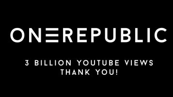 Counting Stars music video by OneRepublic hits 3 Billion views