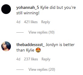 Jordyn Woods Kylie