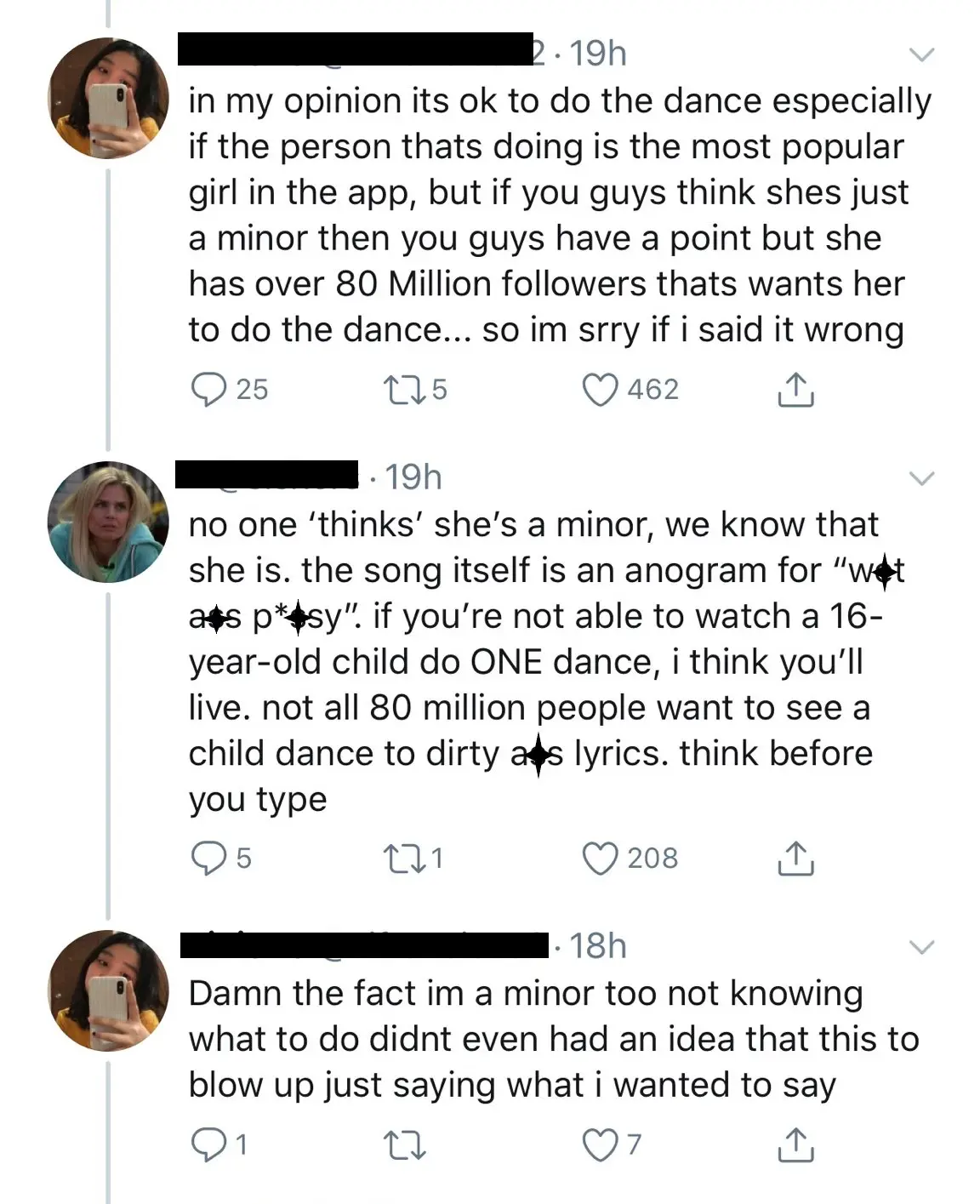 Fans Want Charli D'Amelio To Post Her WAP Dance 2 A girl saying it's okay to be a minor and post stuff which is not age appropriate