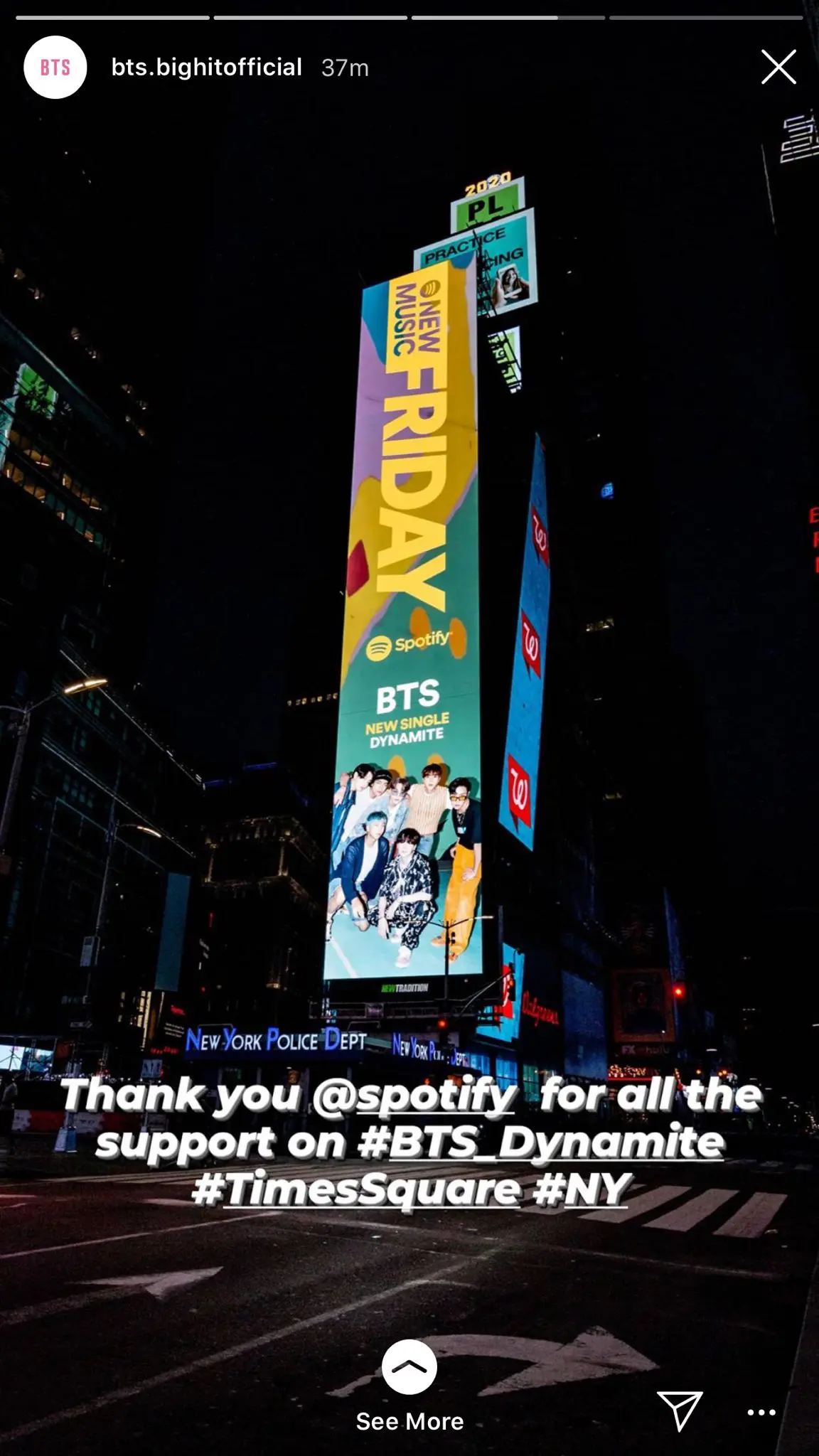 BTS' Dynamite Is Breaking Records! 2 Spotify NY