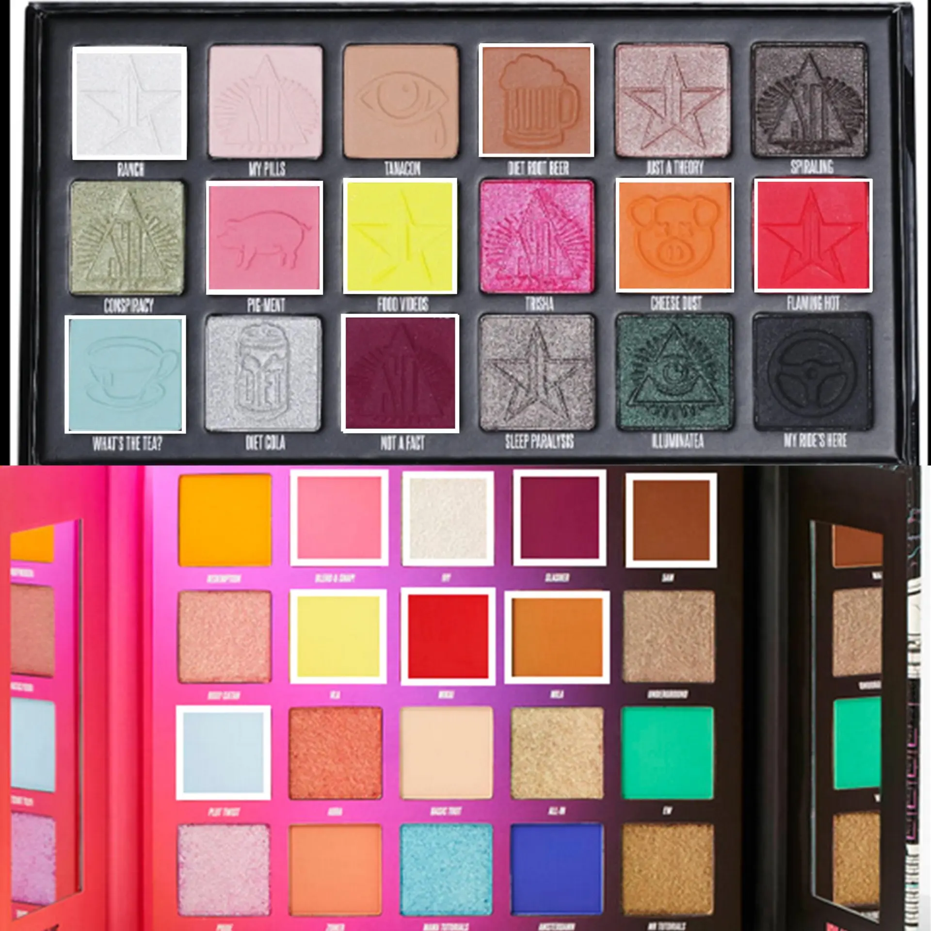 NikkieTutorials new palette similar to Jeffree Star's Conspiracy palette? 1 makeup-palette