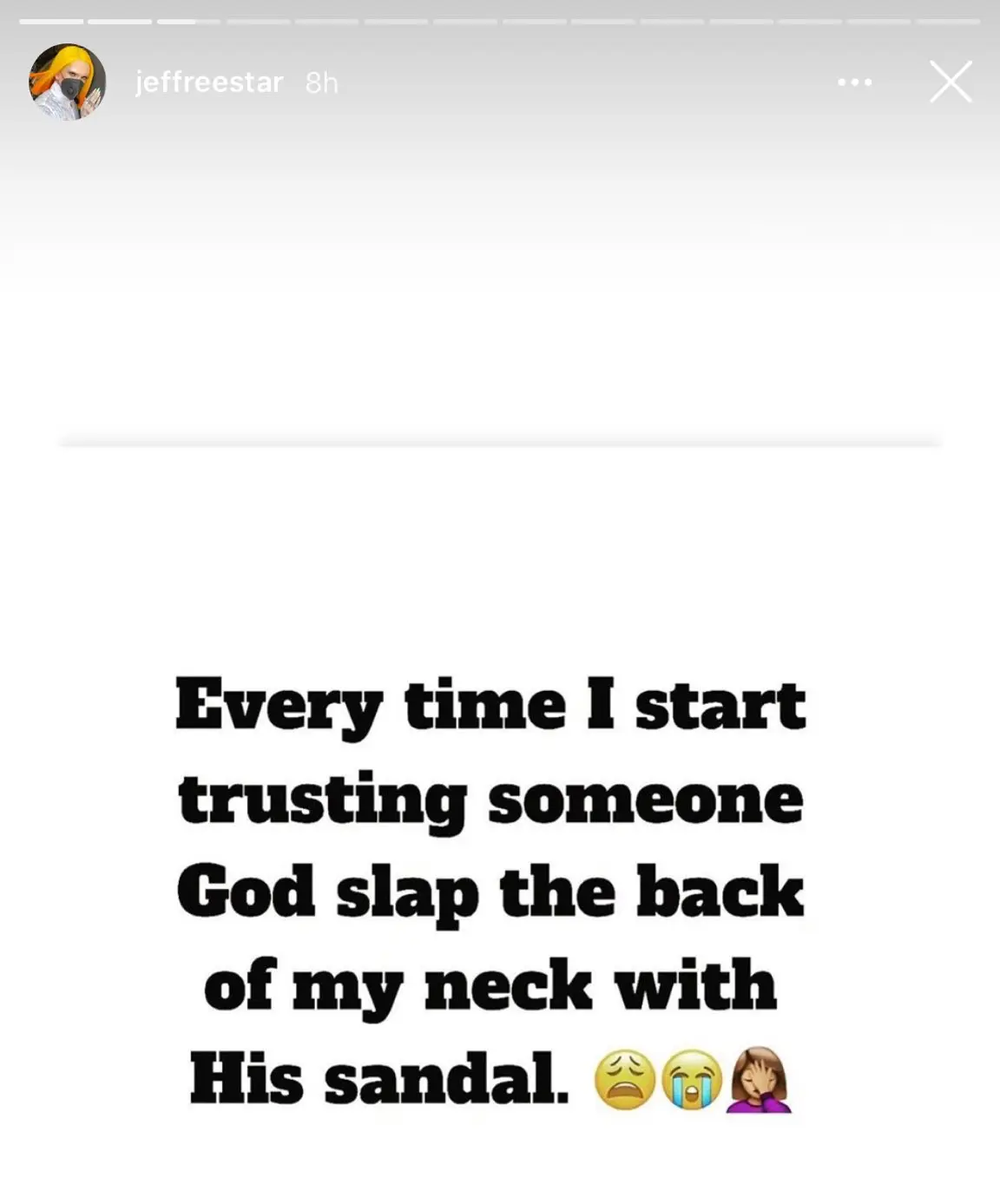 Jeffree Star claims his boyfriend robbed him 3 Jeffree's post