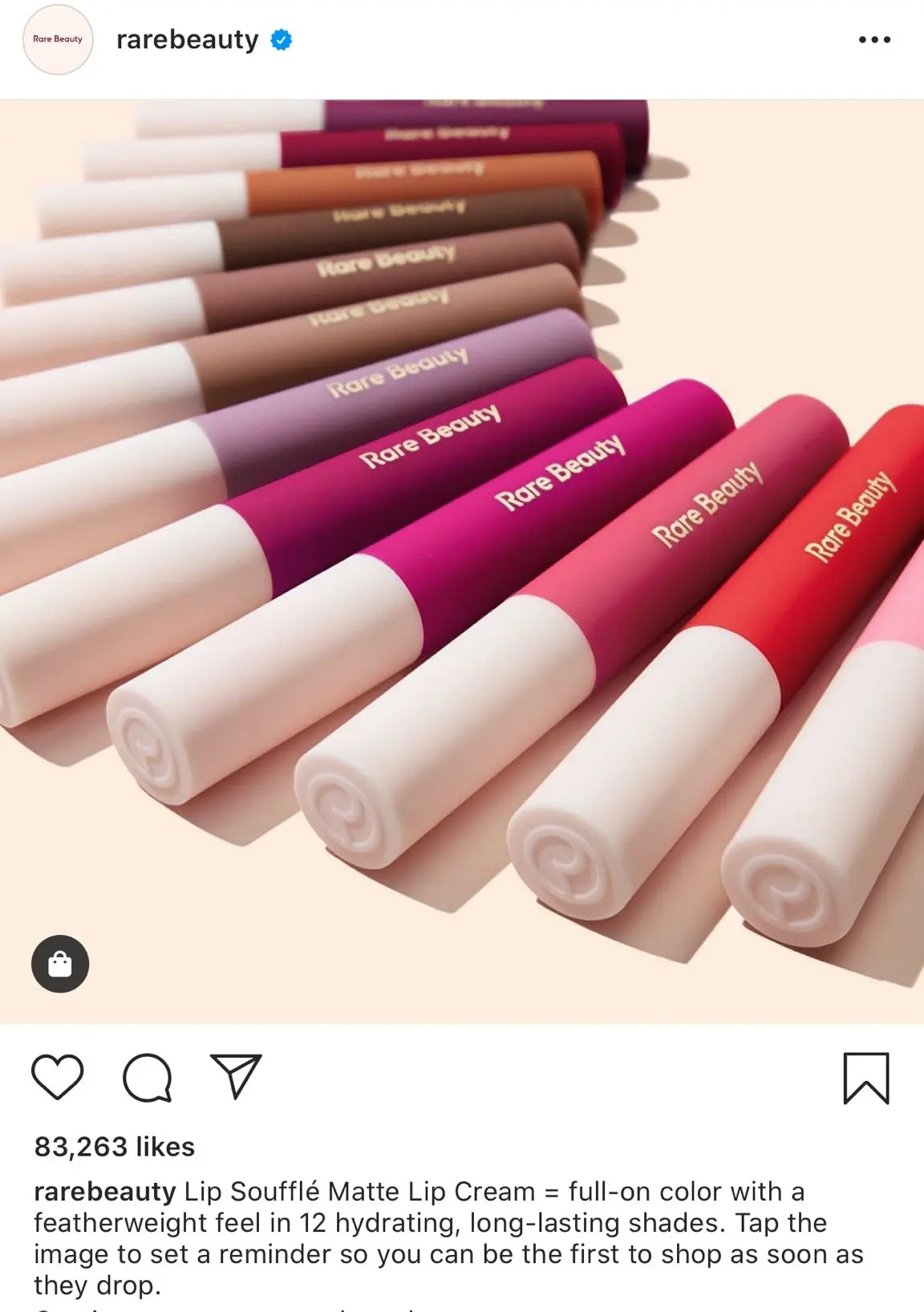 Selena Gomez' Rare Beauty Is Out Now | Here are the products! 5 Lip cream