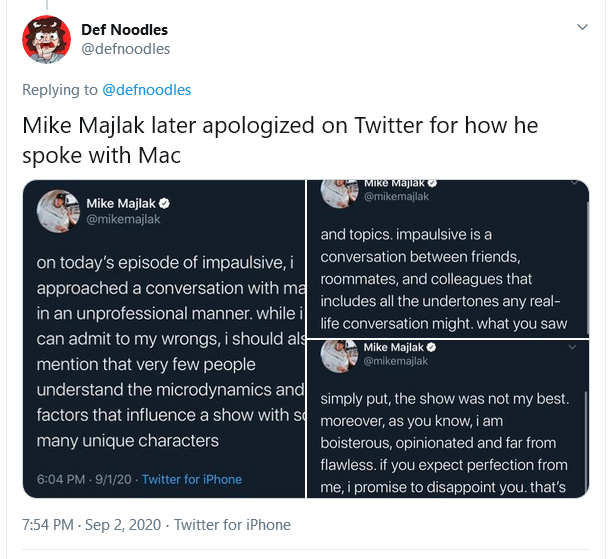 Logan Paul Replaces Host Mac on Impaulsive because of Mike Majlak? 1 Mike Majlak's apology
