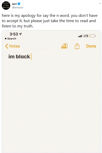 Larray's Unique Apology for Using the N word 1 Larray Black
