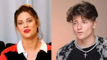 Ondreaz Lopez and Hannah Stocking almost kissed each other
