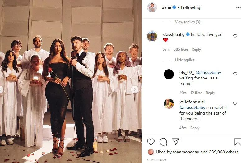 Zane Hijazi's WAP cover featuring Addison Rae & Kylie Jenner's BFF Stassiebaby is out now 1 Stassiebaby Zane