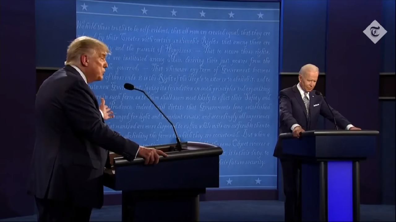 Donald Trump & Joe Biden will have Mics muted in their Last Debate!