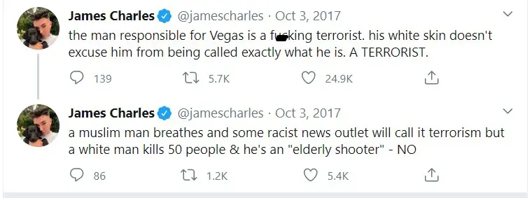 James Charles gets cancelled for "ignoring" Muslim Lives Matter 5 James Charles