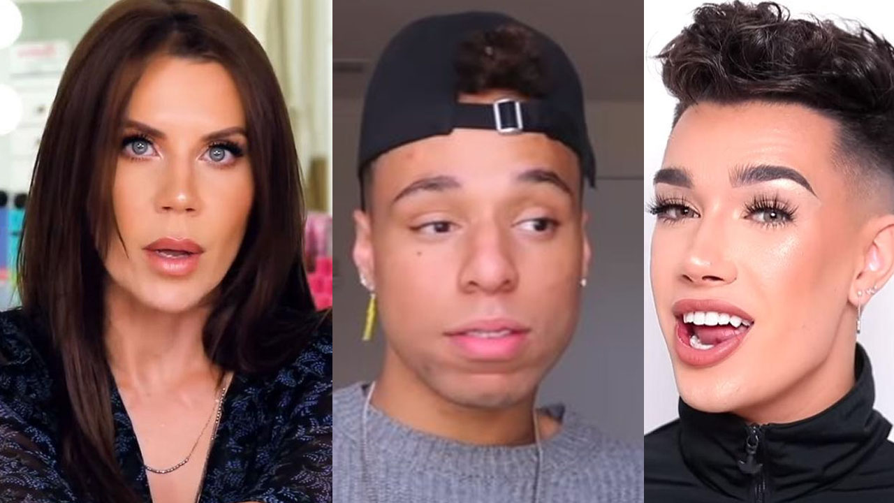 Larray shades Tati Westbrook in his diss track 'Canceled' with James Charles strutting to it