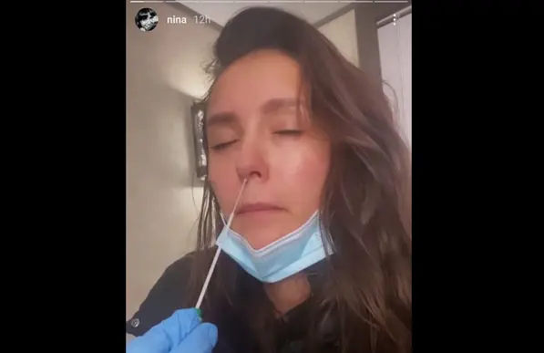 Nina Dobrev gets tested for Coronavirus before returning to work 1 nina dobrev covid test