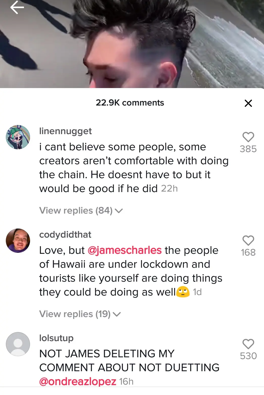 James Charles gets cancelled for "ignoring" Muslim Lives Matter 3 Ondrea Lopez